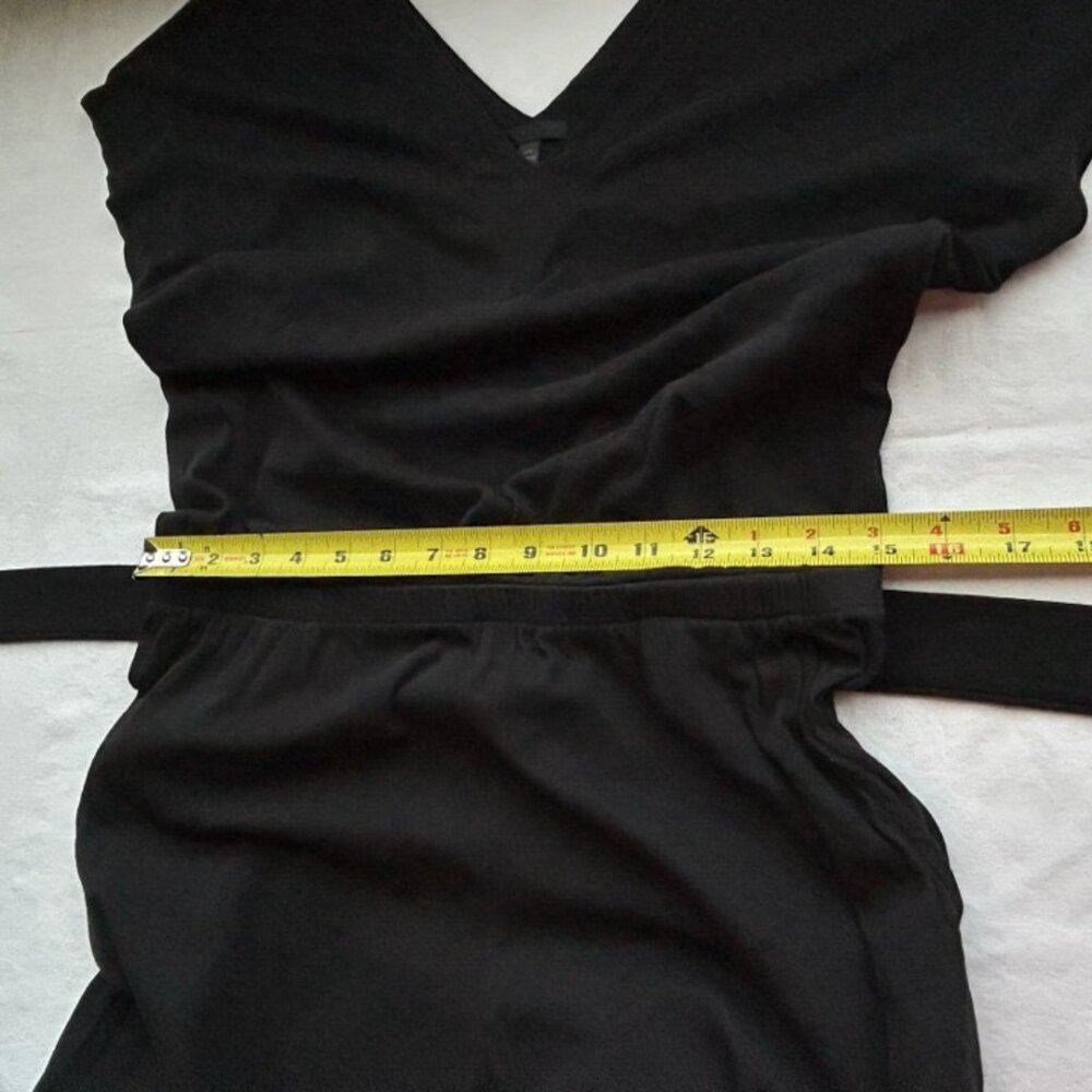 ATM Anthony Thomas Melillo Size S Black High Torison Jumpsuit Romper - Picture 10 of 14
